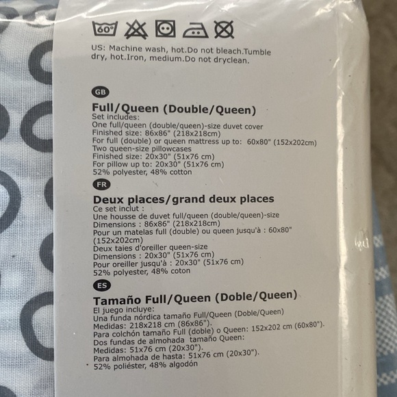 Full/Queen duvet cover 402 - Picture 3 of 3